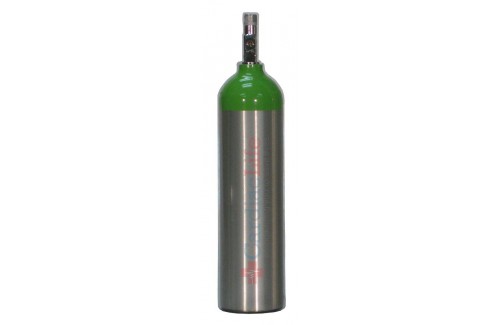 LIFE Corporation EMS Oxygen Cylinder (with valve, without gauge, empty)  LIFE-EMS-D